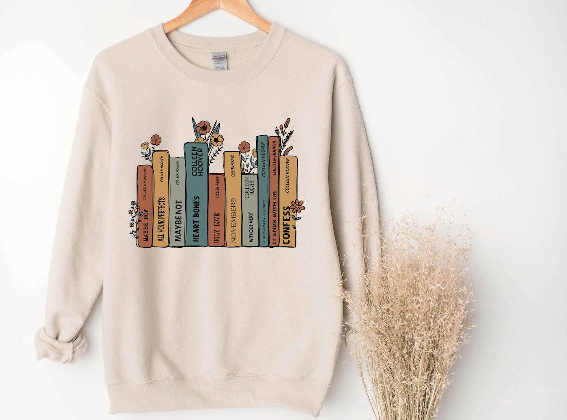 Colleen Hoover Sweatshirt, Colleen Hoover, COHO, Verity, It Ends With Us, Book shirt