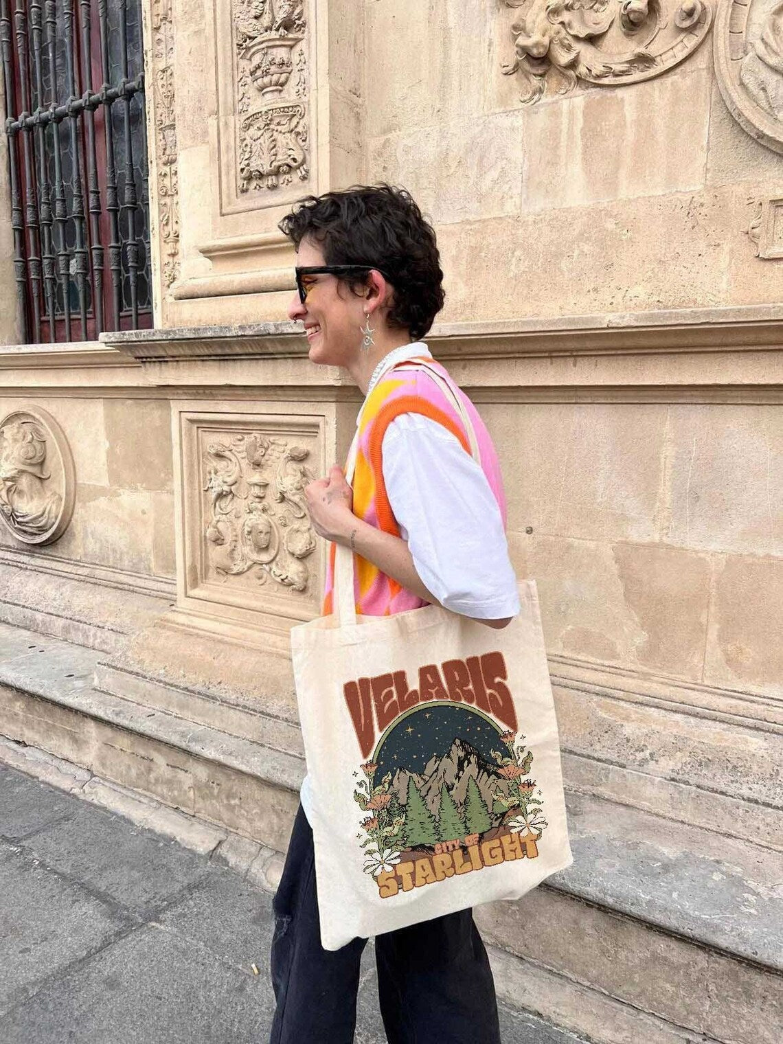 Velaris Tote Bag, Velaris City of Starlight Bag, the Night Court Bag, SJM Merch Bag, City of Starlight Sweater, ACOTAR Bag