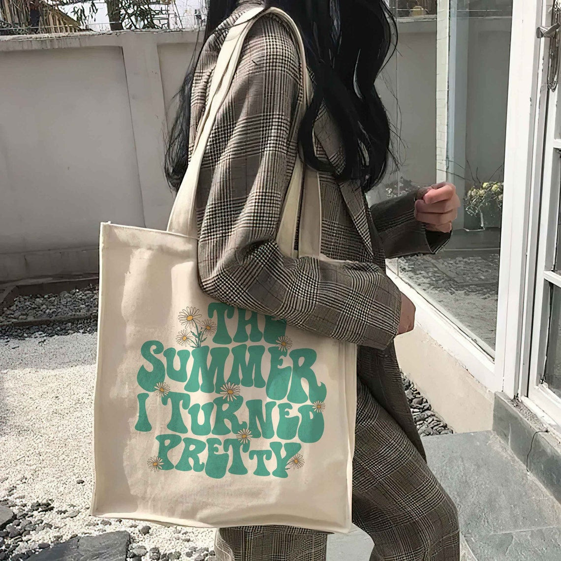 Cousins Beach Sweattote Bag Tote Bag, Summer I Turned Pretty Tote Bag, Summer Tote Bag Trendy, Cousins Beach Tote Bag, Beach Summer Trip
