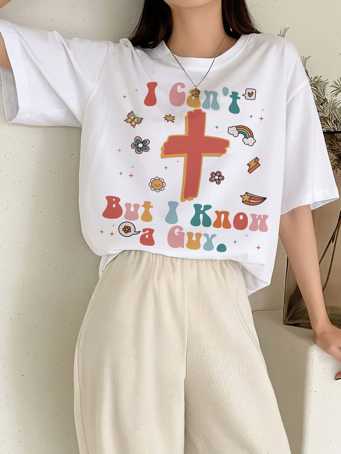 I Can't but I Know a Guy Shirt, Christian Sweatshirt, Fall Shirt, Christian Shirt