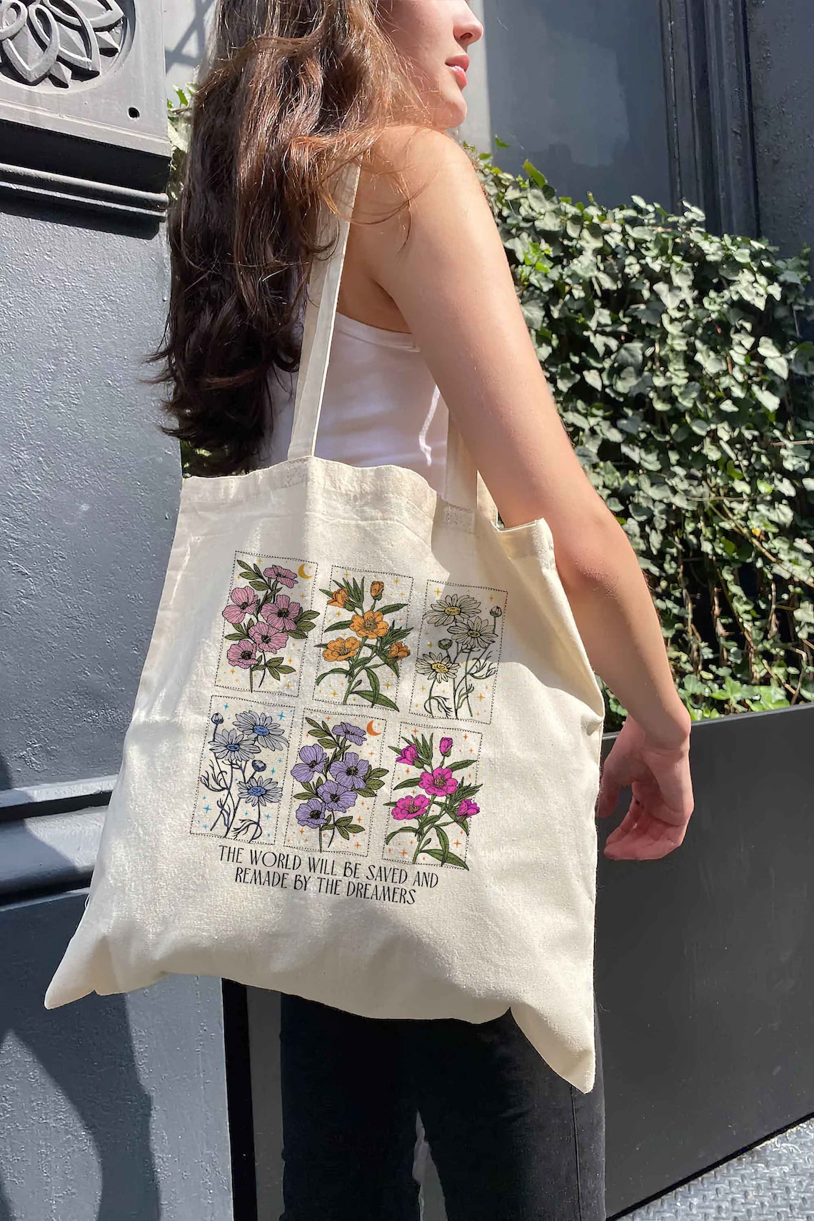 Throne of Glass Tote Bag, the World Will Be Saved and Remade by the Dreamers Tote Bag, Sarah J Maas Tote Bag, Aelin Quote Tote Bag, SJM Bag