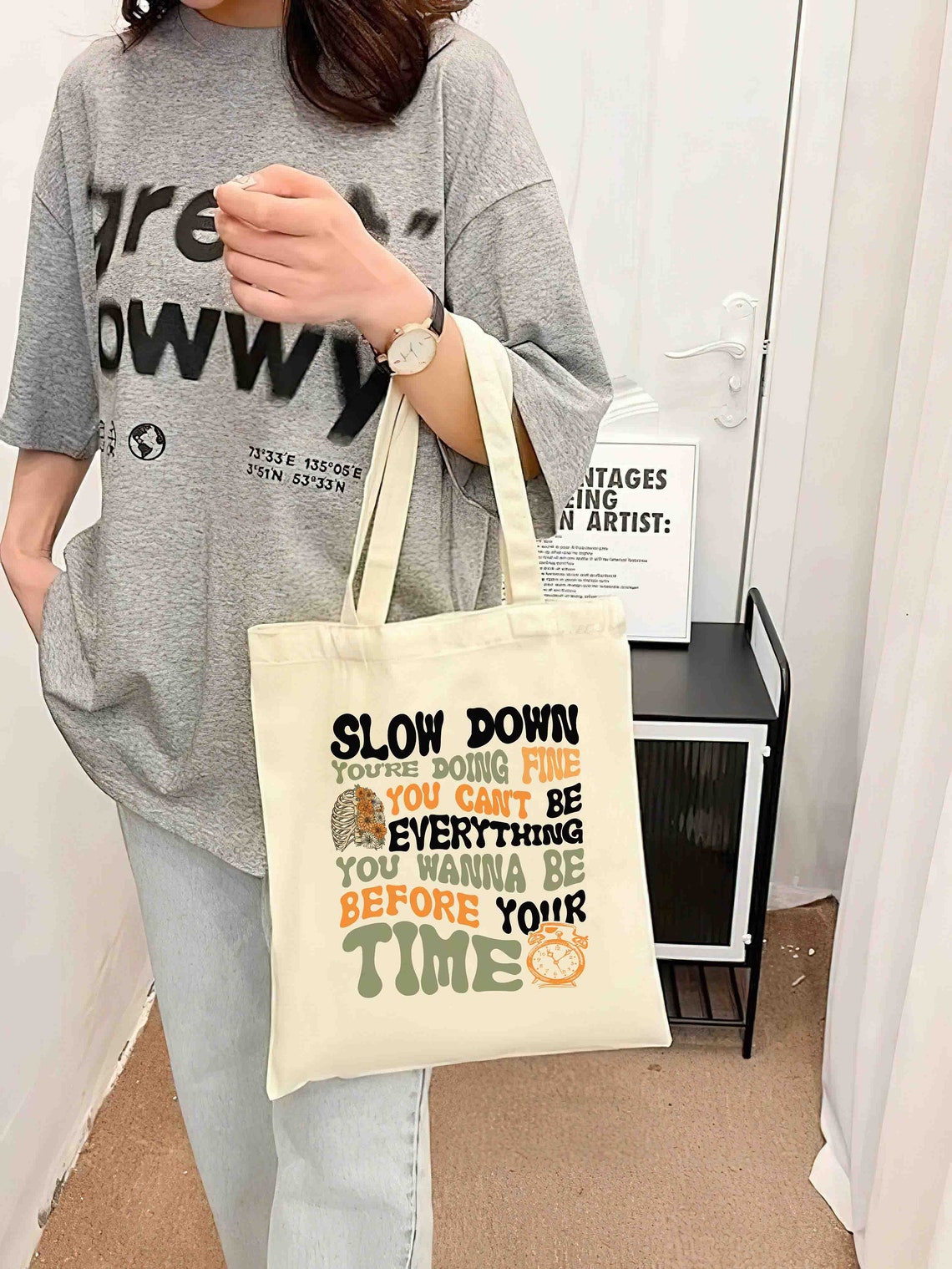 Billy Joel Tote Bag, Vienna Billy Joel Tote Bag, Movin' Out, Billy Joel, Vienna Waits for You