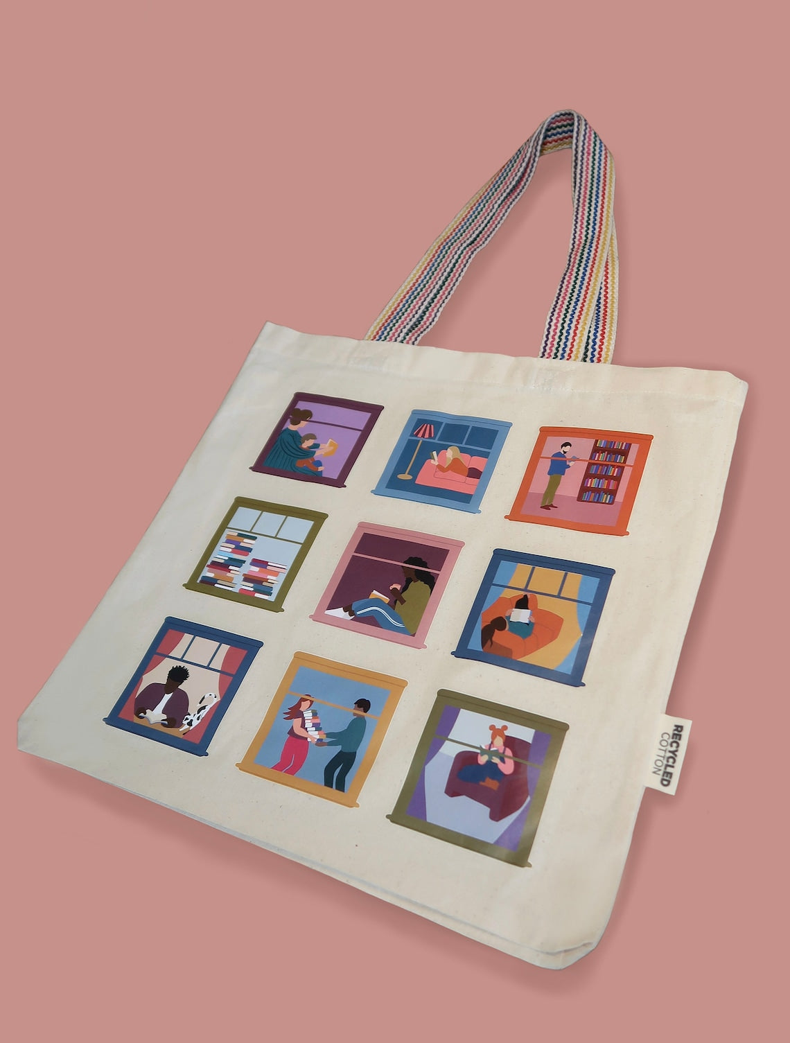 Bookish Tote Bag | Cute Book Bag | Book Lover Gift | Gift for Bookworms | Reading Bag | Gift for Mum Mother