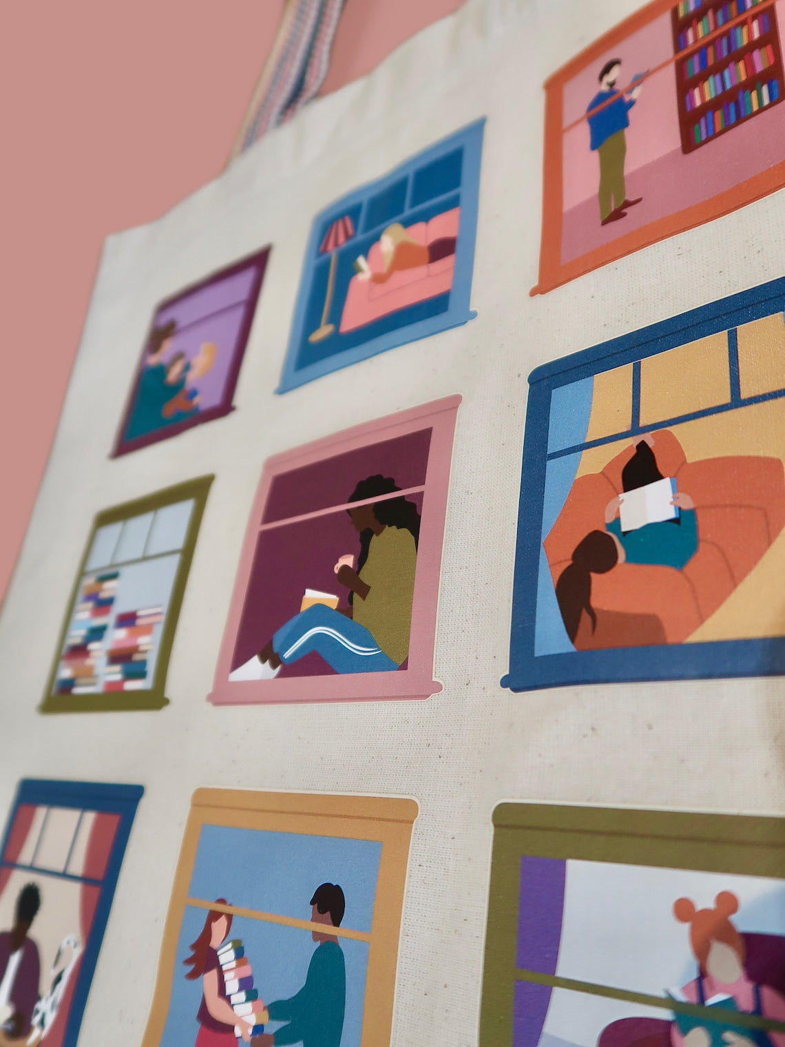 Bookish Tote Bag | Cute Book Bag | Book Lover Gift | Gift for Bookworms | Reading Bag | Gift for Mum Mother