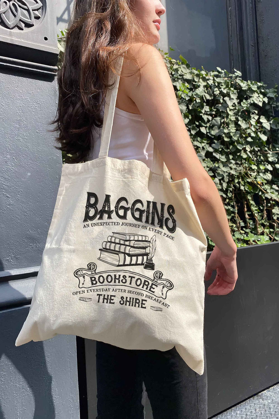 Baggins Bookstore Tote Bag