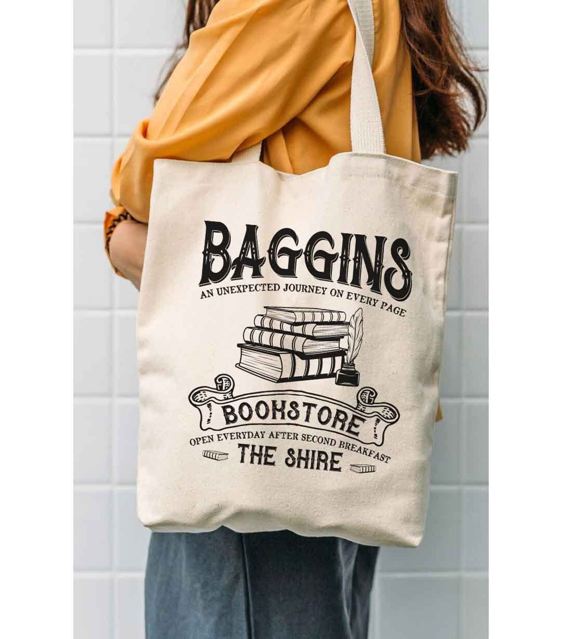 Baggins Bookstore Tote Bag