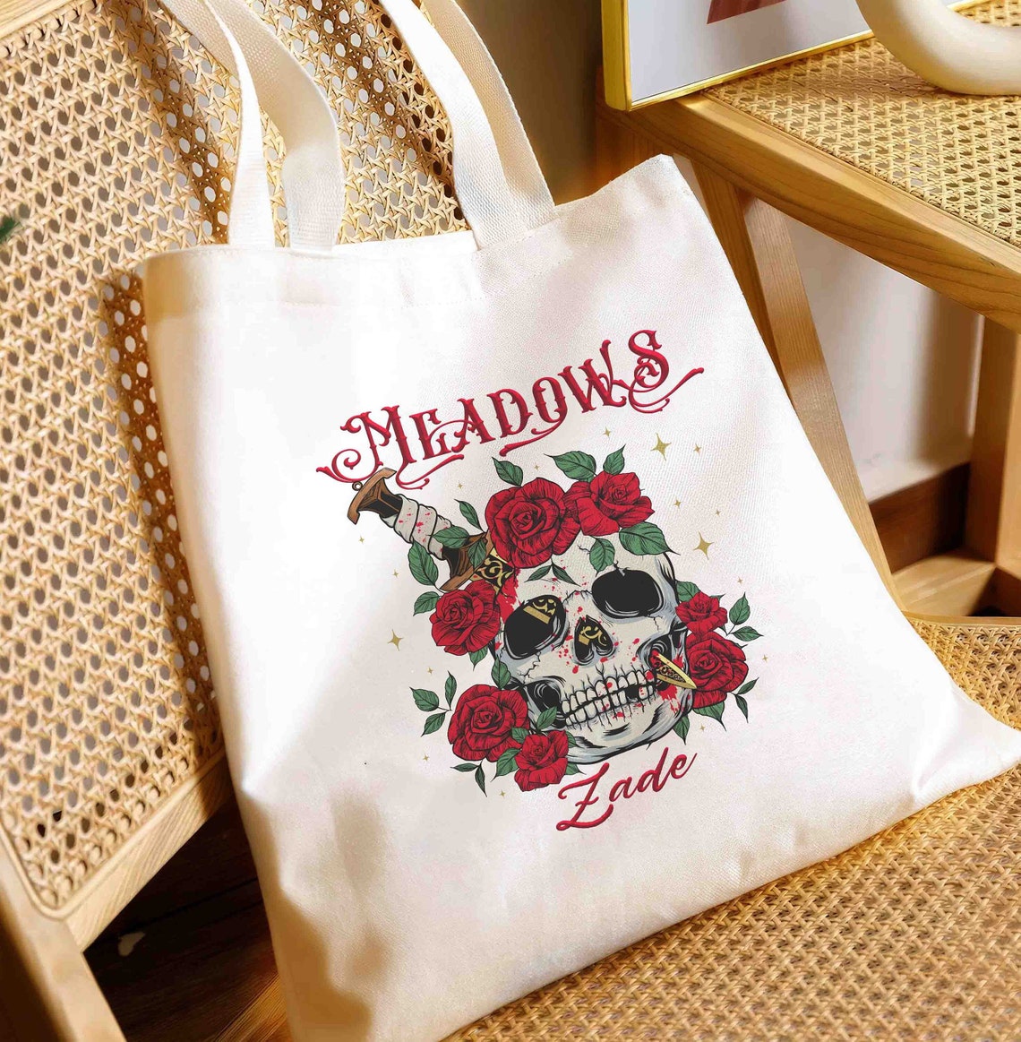 Zade Meadows Tote Bag, Haunting Adeline Merch, Bookish Merch, Hunting Adeline, Booktok Tote Bag, Dark Romance Gift, Bookish Tote Bag