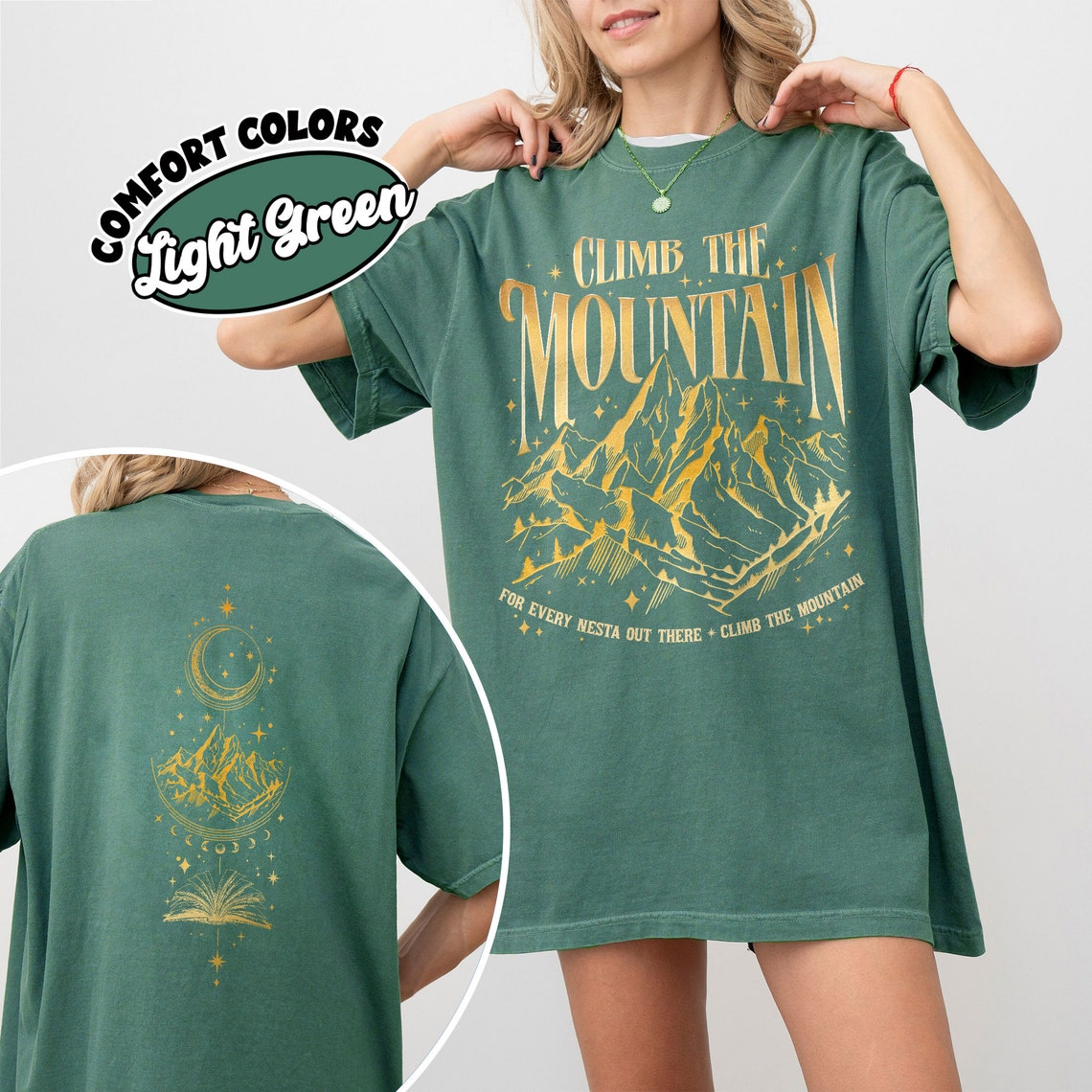 ACOSF SJM Fan Comfort Colors Shirt, Climb the Mountain Nesta T Shirt, for Every Nesta Out There Tee, SJM Merch, Night Court Velaris - Etsy