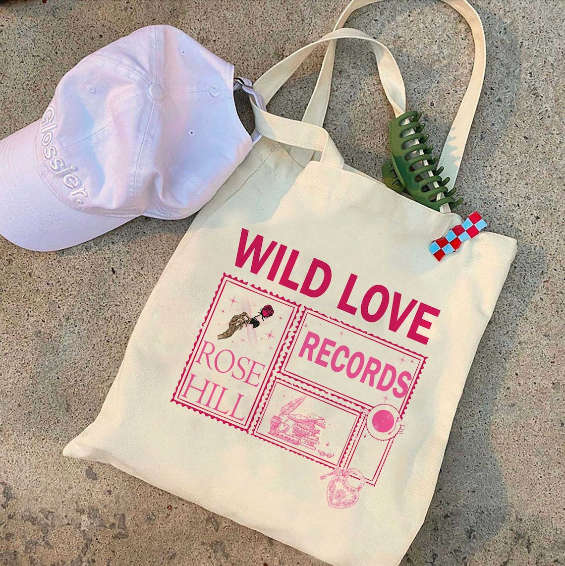 Wild Love Merch, Wild Rose Records, Elsie Silver Merch, Ford Grant , Book Tote Bag , Bookish Merch