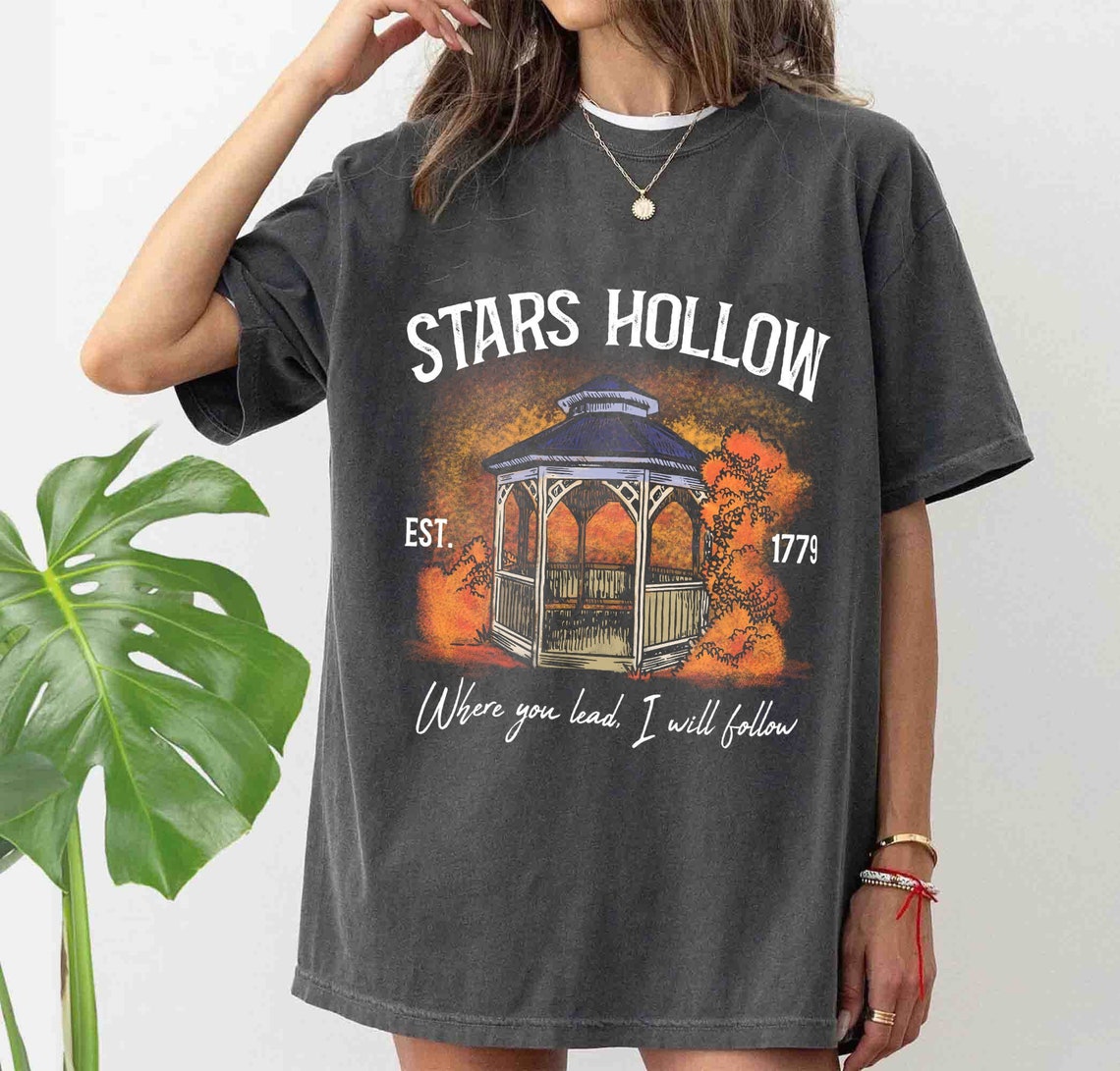 Stars Hollow Connecticut Comfort Colors Shirt, Cozy Fall Shirt, Stars Hollow Shirt, Gilmore Merch, Autumn Shirt