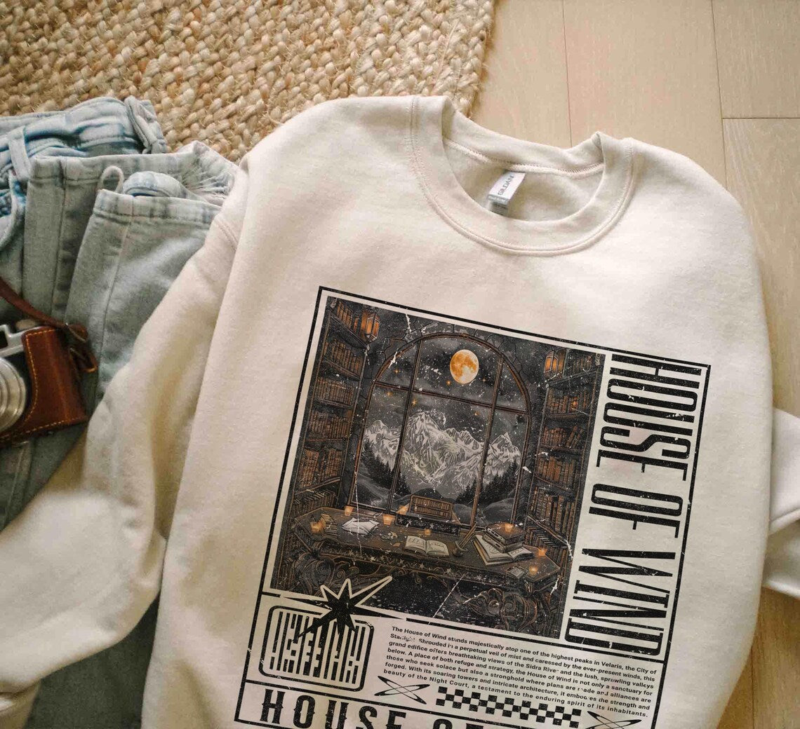 House of Wind Book Club Sweatshirt, ACOTAR Shirt, Sarah J. Maas