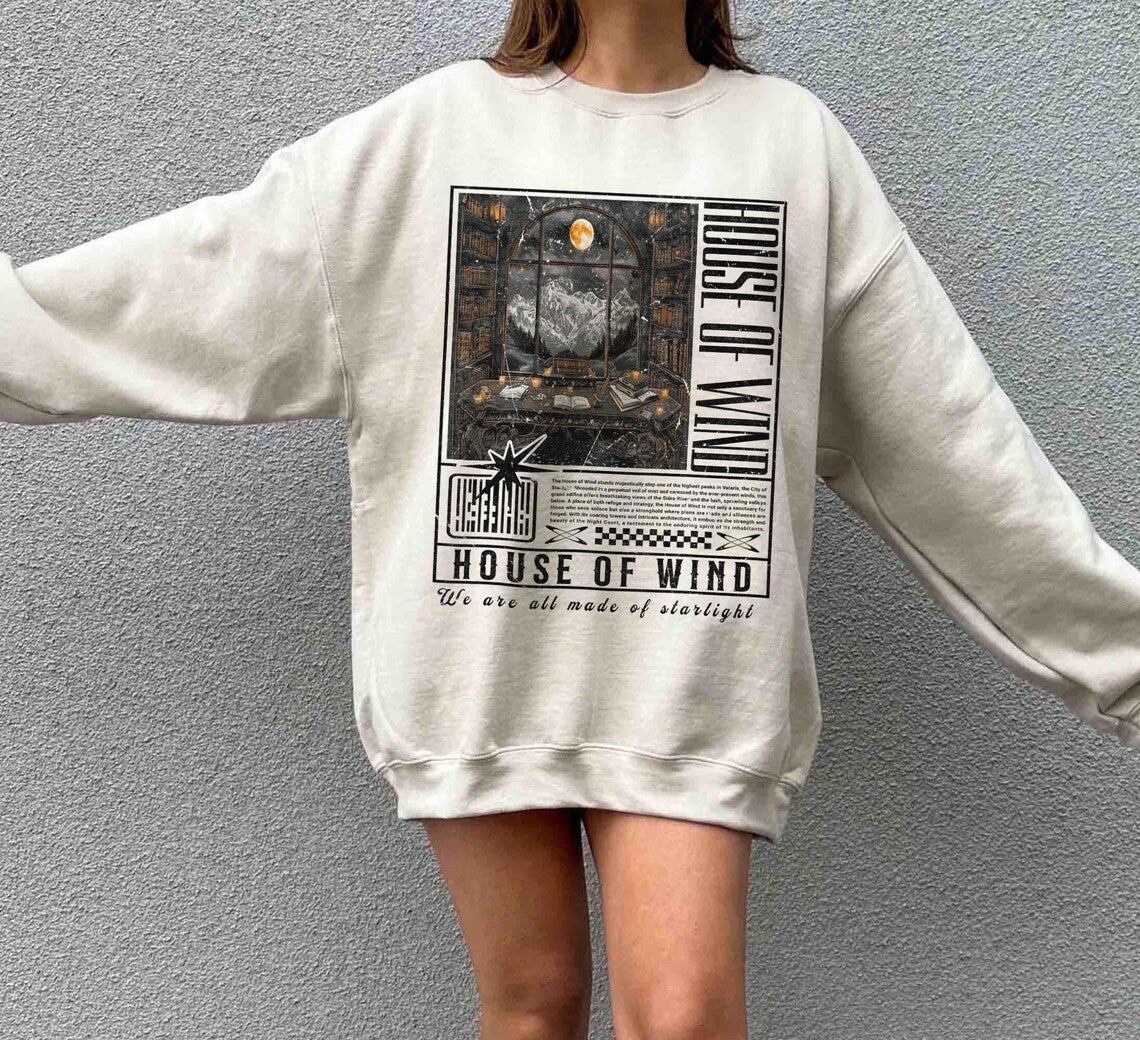 House of Wind Book Club Sweatshirt, ACOTAR Shirt, Sarah J. Maas