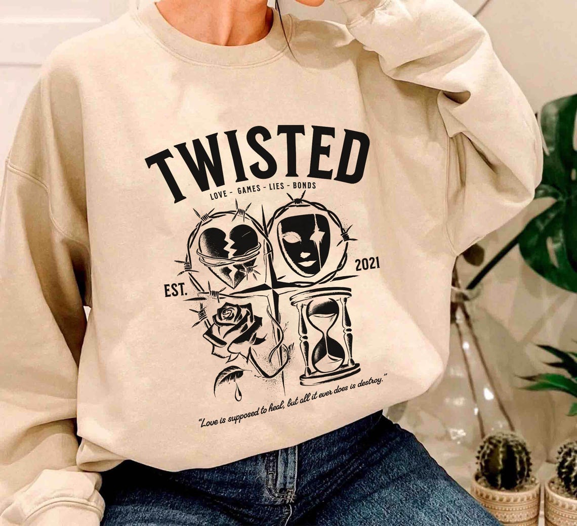 Twisted Series Sweatshirt, Booktok Shirt, Romance Book Shirt, Book Lover Gift