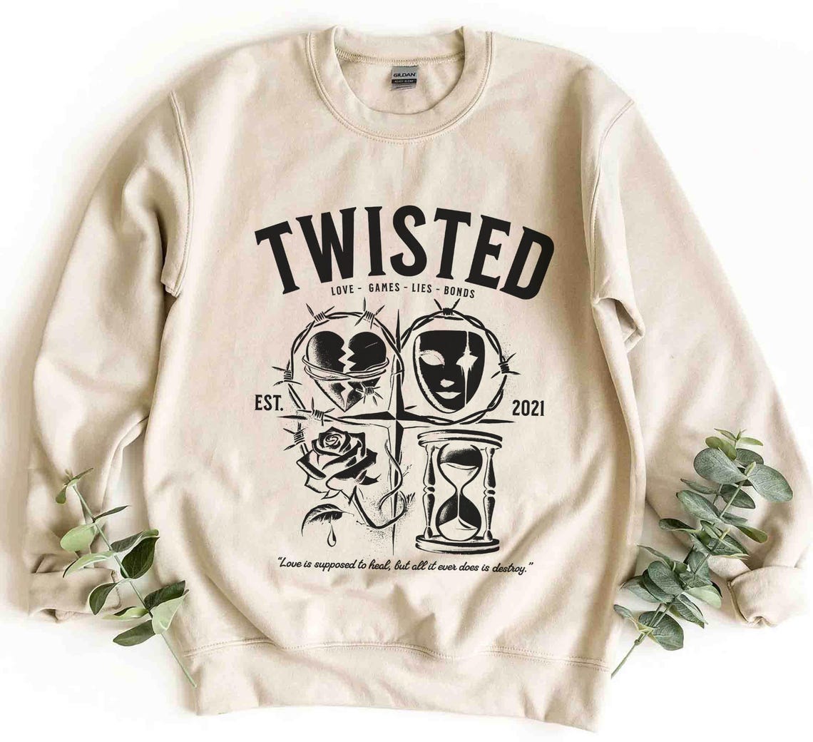 Twisted Series Sweatshirt, Booktok Shirt, Romance Book Shirt, Book Lover Gift