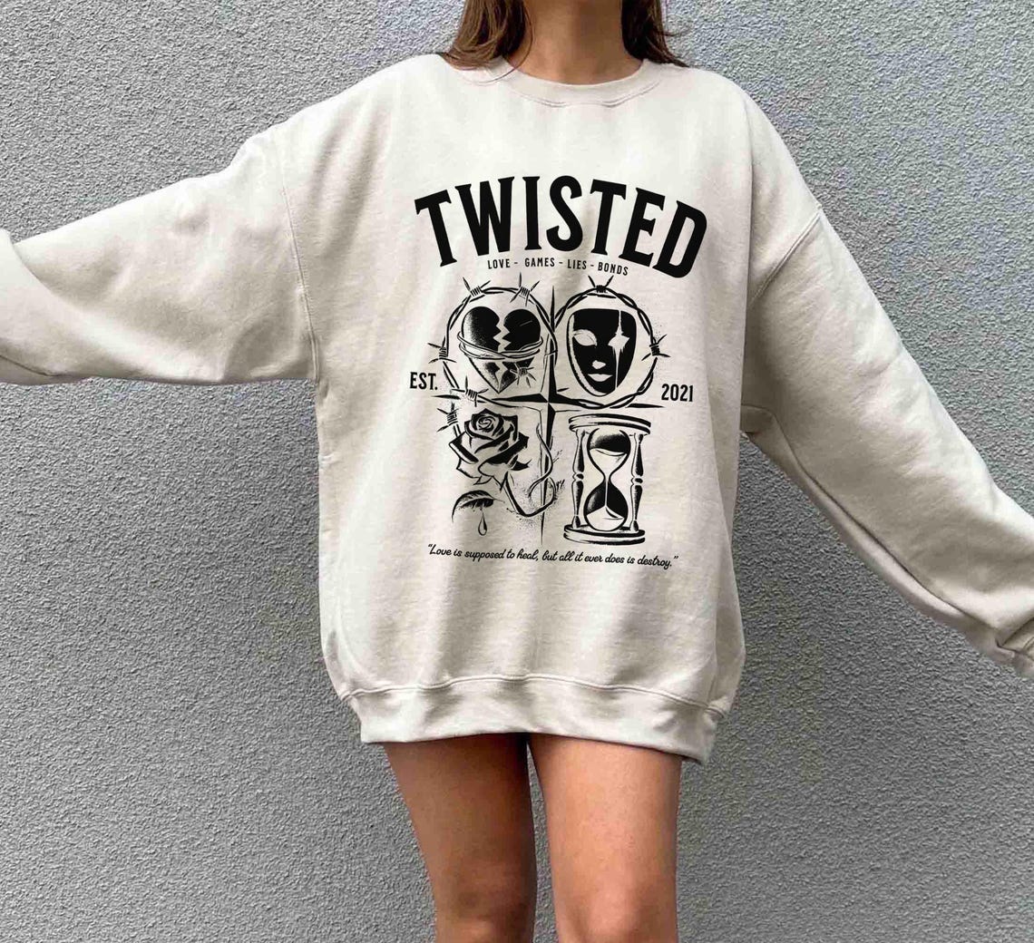 Twisted Series Sweatshirt, Booktok Shirt, Romance Book Shirt, Book Lover Gift