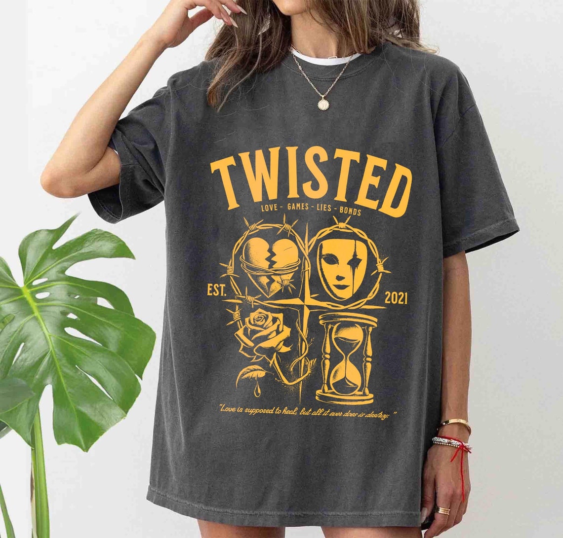 Twisted Series Comfort Color Shirt, Booktok Shirt, Romance Book Shirt, Book Lover Gift
