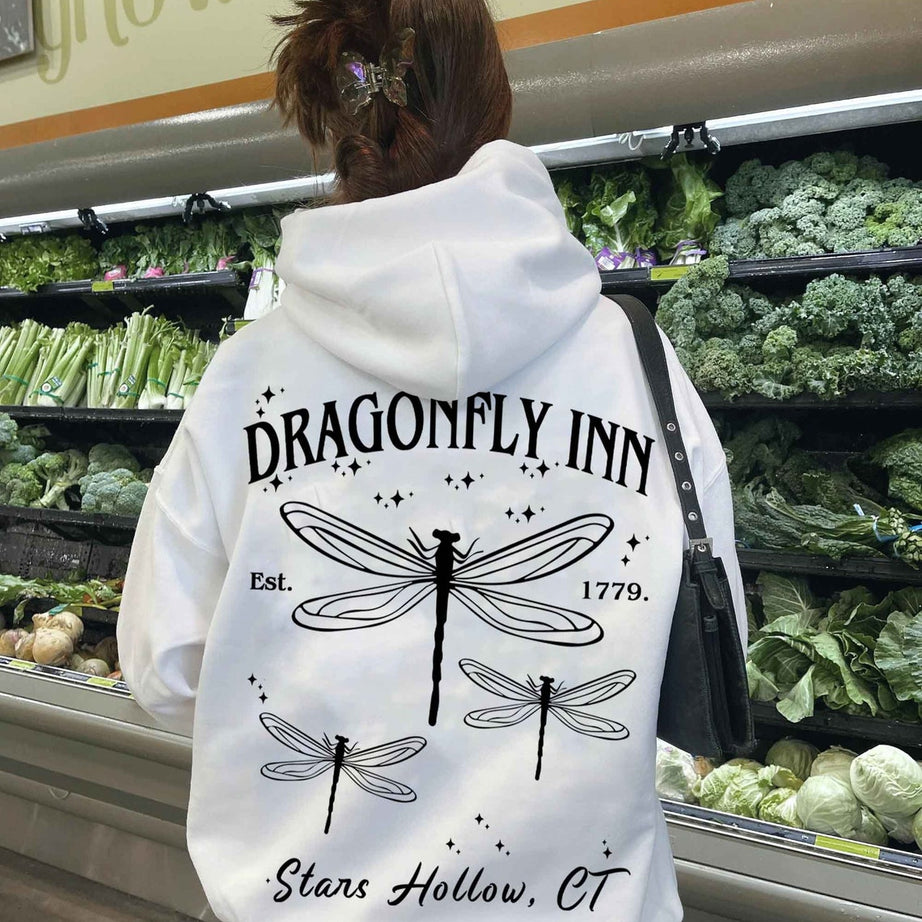 Dragonfly Inn Sweatshirt, Gilmoregirls Shirt, Dragonfly Shirt, Coffee Sweatshirt, Stars Hollow Sweatshirt, Gilmore Girl Sweatshirt