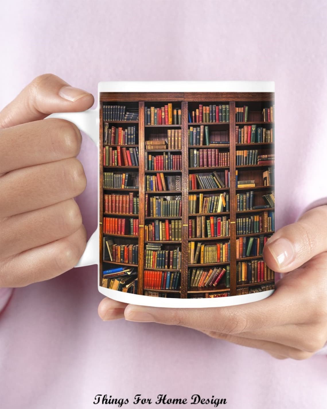 Books Coffee Mugs, Library Gifts, Book Vintage Bookshelves, Book Lovers Mug, Librarian Coffee Mug, Teacher Gift, Gift For Her, Gift For Mom