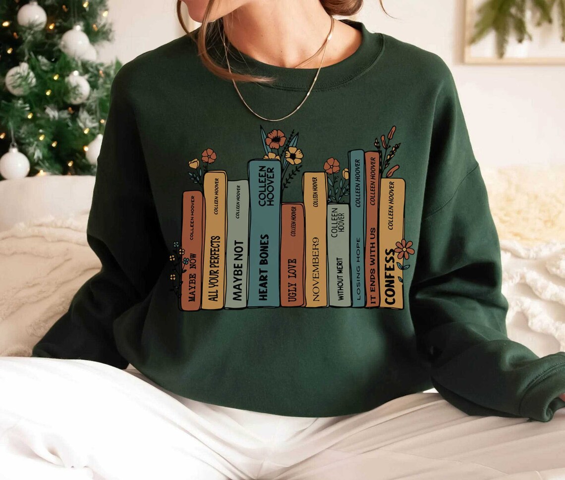 Colleen Hoover Sweatshirt, Colleen Hoover, COHO, Verity, It Ends With Us, Book Shirt