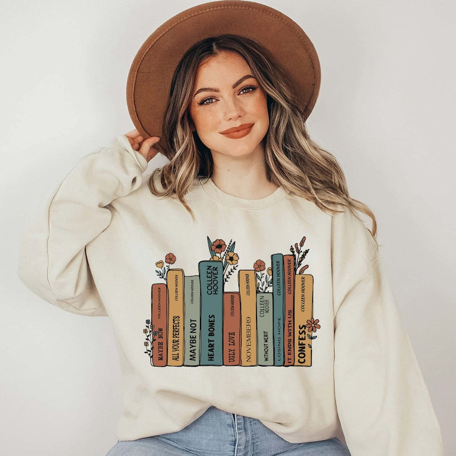 Colleen Hoover Sweatshirt, Colleen Hoover, COHO, Verity, It Ends With Us, Book Shirt