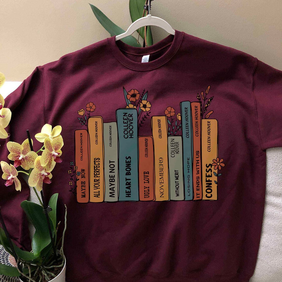 Colleen Hoover Sweatshirt, Colleen Hoover, COHO, Verity, It Ends With Us, Book Shirt