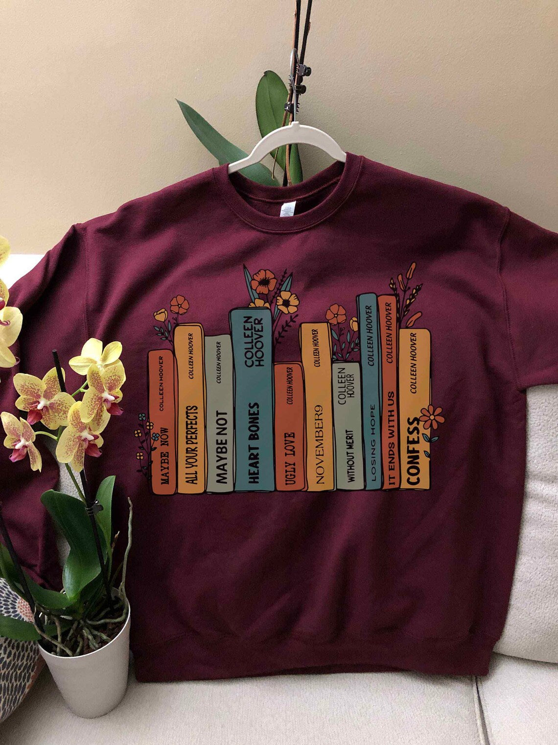 Colleen Hoover Sweatshirt, Colleen Hoover, COHO, Verity, It Ends With Us, Book Shirt