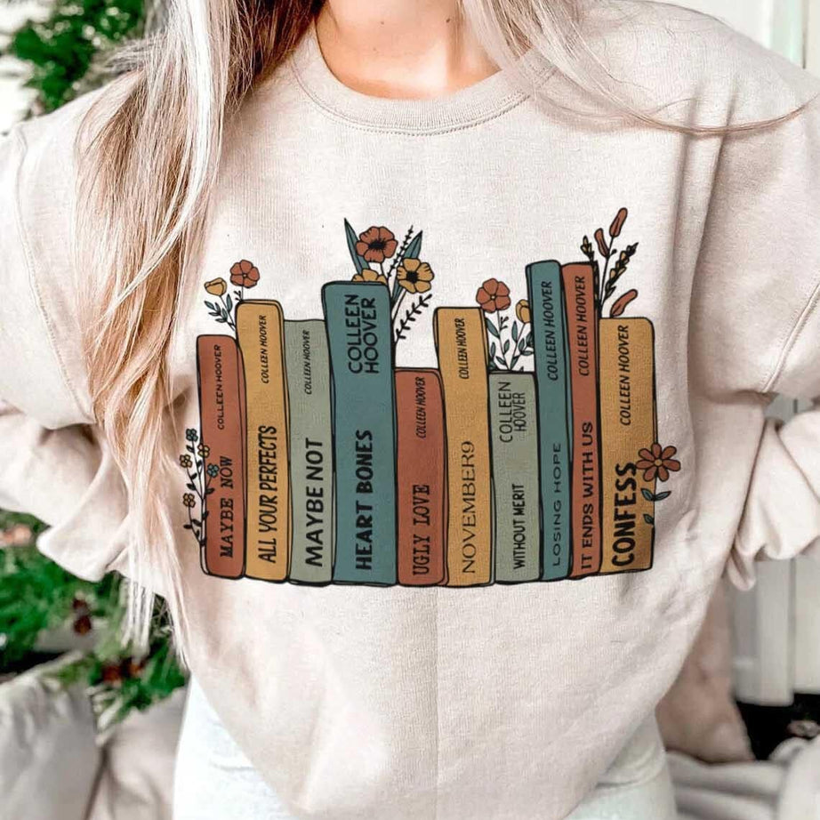 Colleen Hoover Sweatshirt, Colleen Hoover, COHO, Verity, It Ends With Us, Book Shirt