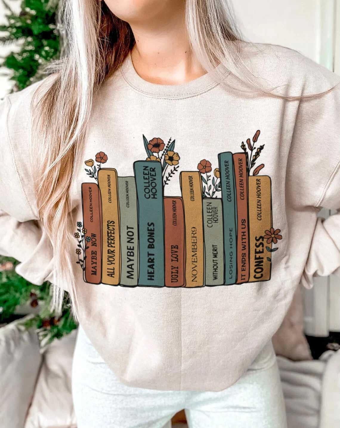 Colleen Hoover Sweatshirt, Colleen Hoover, COHO, Verity, It Ends With Us, Book Shirt