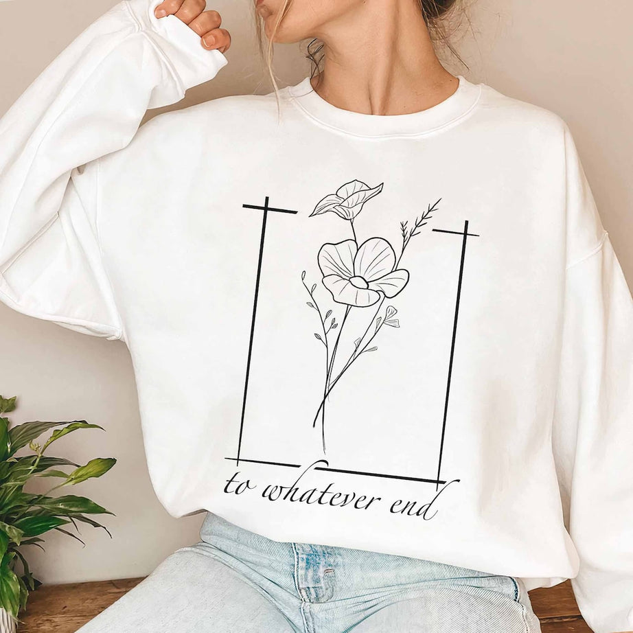 Throne of Glass Flower Aelin Quote Sweatshirt, the Thirteen Shirt, to Whatever End Throne of Glass Hoodie, Throne of Glass Tee
