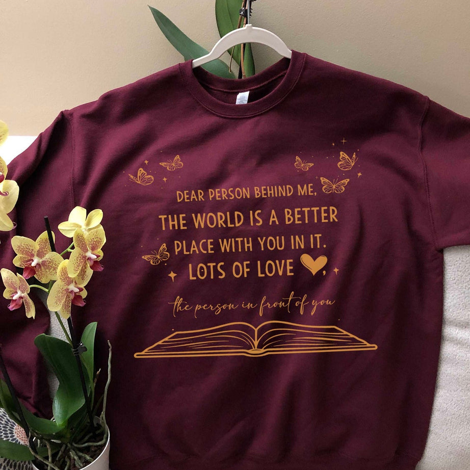 Dear Person Behind Me Sweatshirt, Person Behind Me Shirt, Trendy Sweatshirt, Mental Health Sweatshirt, Inspirational Hoody, Jesus Hoodie