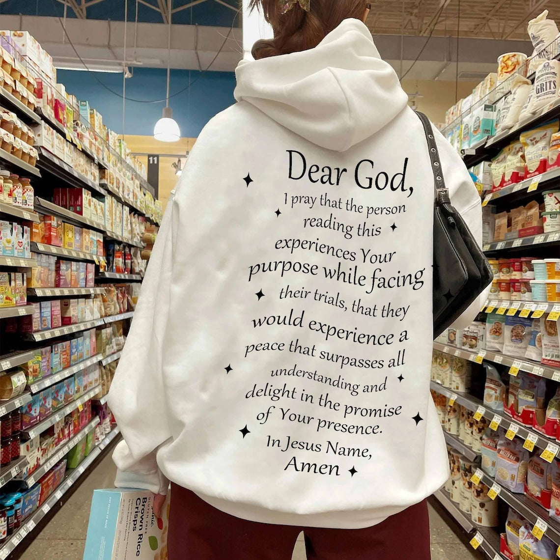 Dear God Christian Sweatshirt, Happy Sweatshirt, Boho Shirt, Trendy Sweatshirt, Christian Sweatshirt