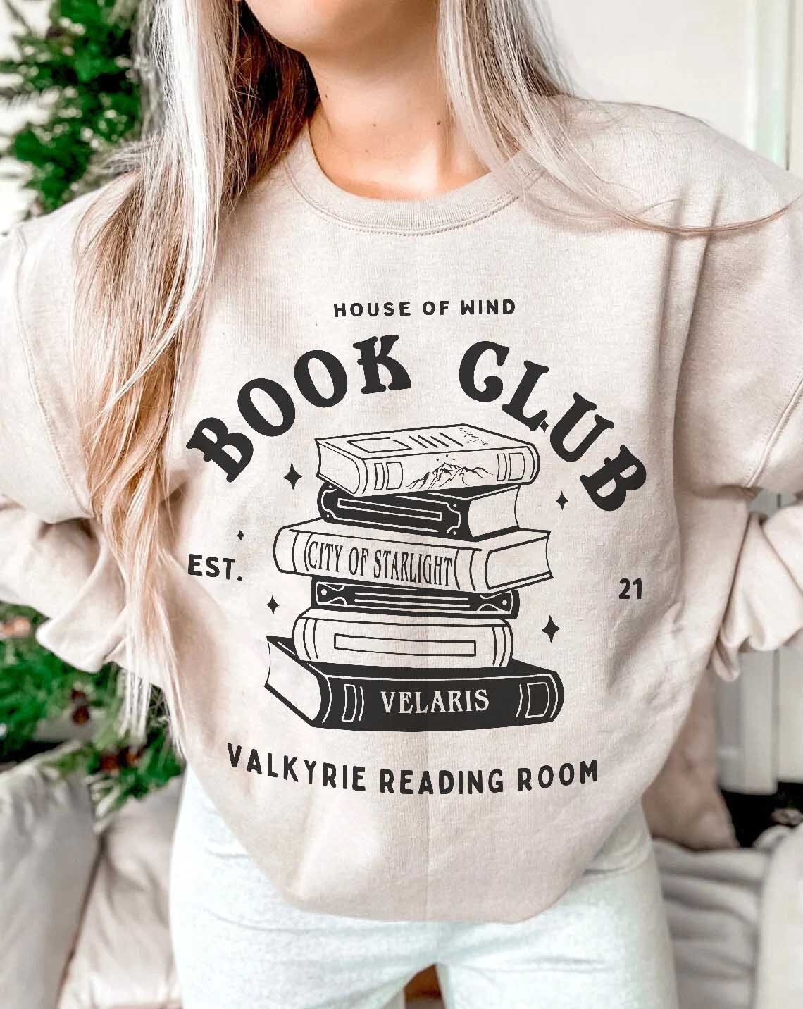 The House of Wind Bookclub Sweatshirt, ACOSF, Valkyrie Reading Room, Booktok Shirt, Acotar Velaris Shirt, Gwyn Nesta Emerie