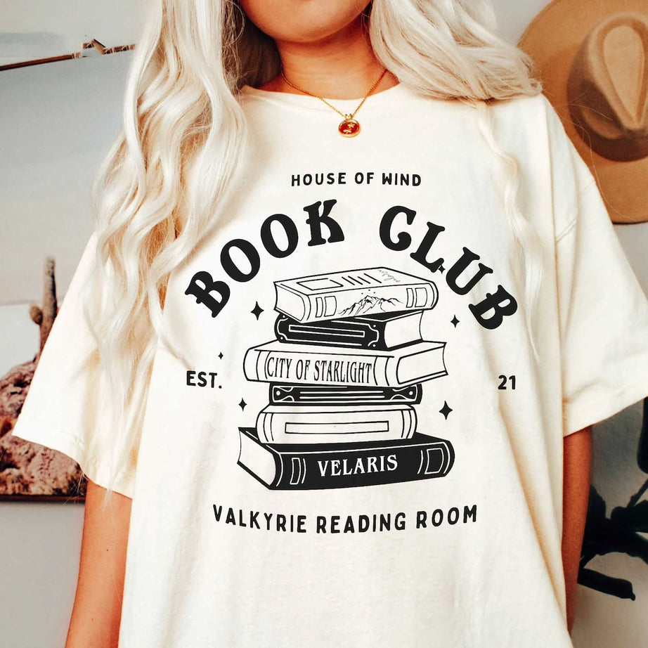 The House of Wind Bookclub Sweatshirt, ACOSF, Valkyrie Reading Room, Booktok Shirt, Acotar Velaris Shirt, Gwyn Nesta Emerie