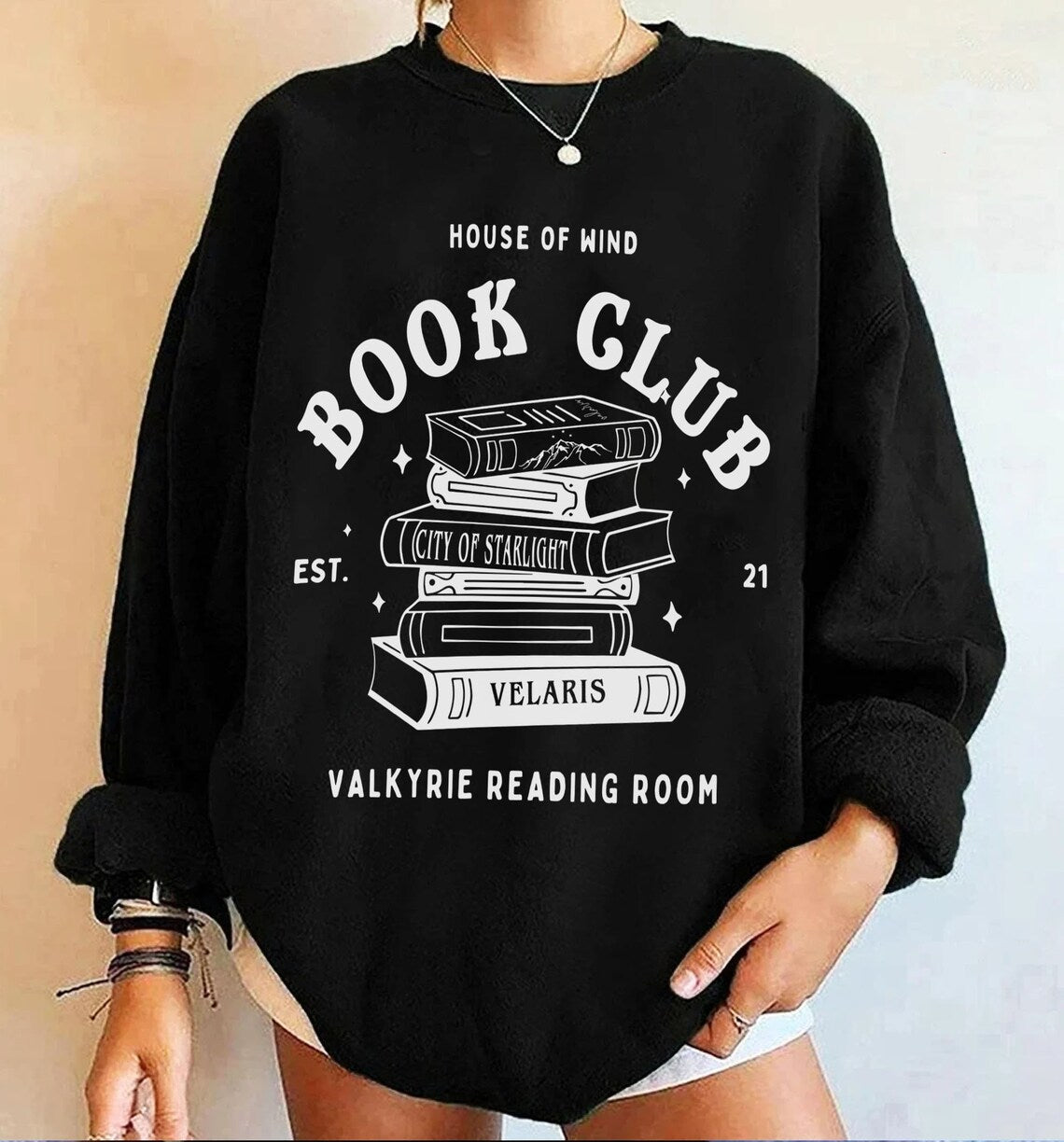 The House of Wind Bookclub Sweatshirt, ACOSF, Valkyrie Reading Room, Booktok Shirt, Acotar Velaris Shirt, Gwyn Nesta Emerie