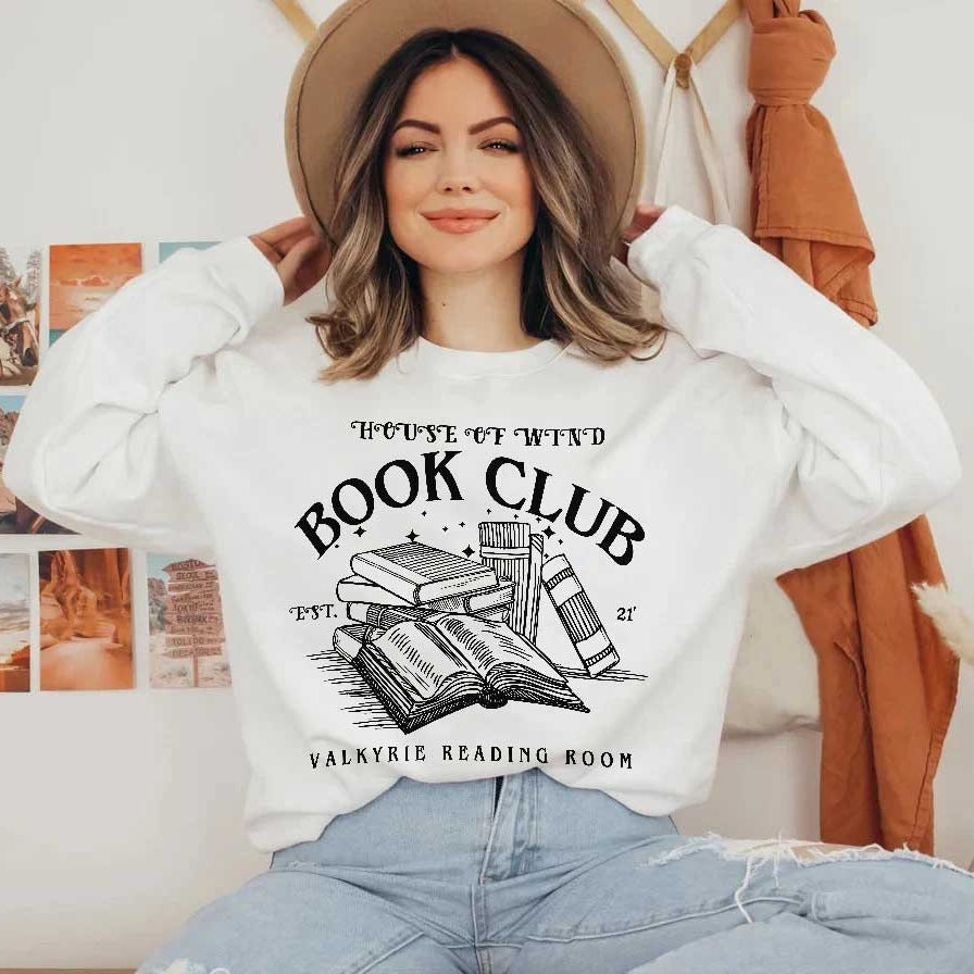 The House of Wind Bookclub Sweatshirt, ACOSF, Valkyrie Reading Room, Booktok Shirt, Velaris, Acotar Merch, Book Lover Gifts