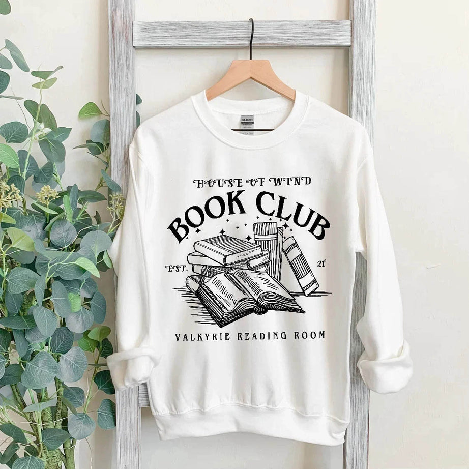 The House of Wind Bookclub Sweatshirt, ACOSF, Valkyrie Reading Room, Booktok Shirt, Velaris, Acotar Merch, Book Lover Gifts
