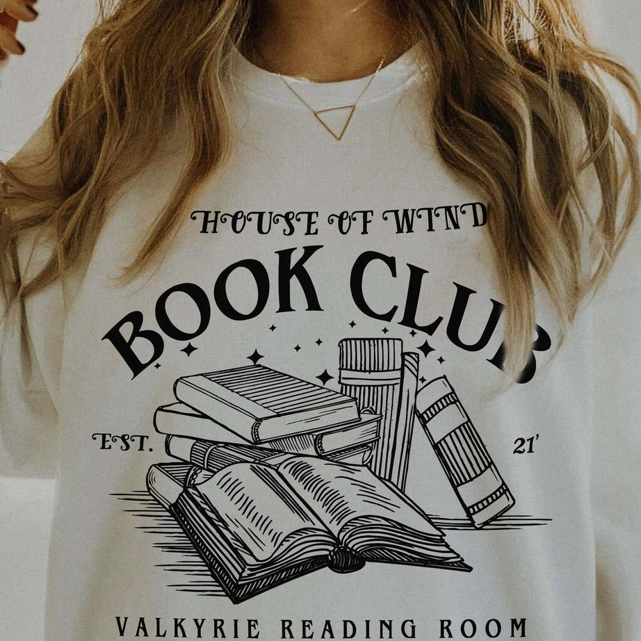The House of Wind Bookclub Sweatshirt, ACOSF, Valkyrie Reading Room, Booktok Shirt, Velaris, Acotar Merch, Book Lover Gifts