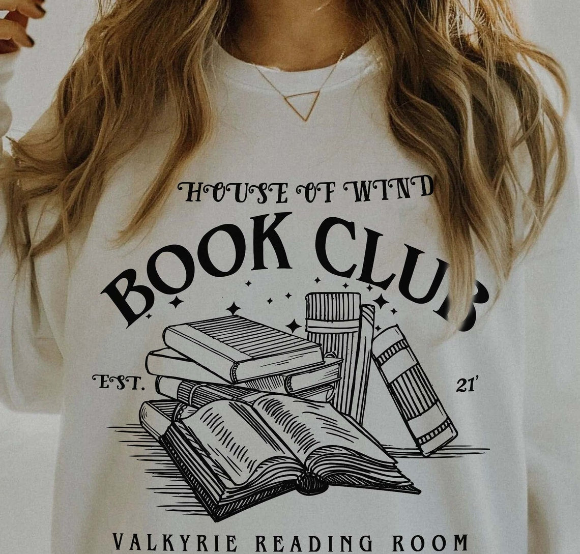 The House of Wind Bookclub Sweatshirt, ACOSF, Valkyrie Reading Room, Booktok Shirt, Velaris, Acotar Merch, Book Lover Gifts