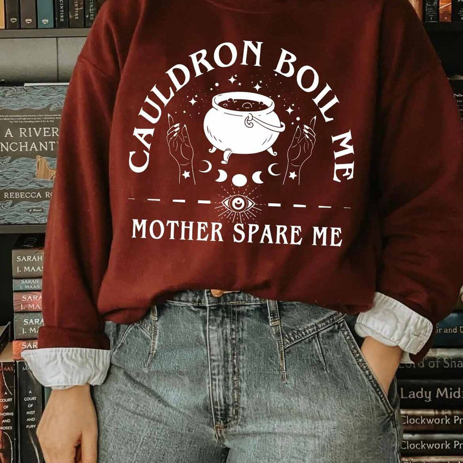 Cauldron Boil Me Sweatshirt, Acotar Merch, Bookish Merch, Velaris Shirt, Book Lover Gifts