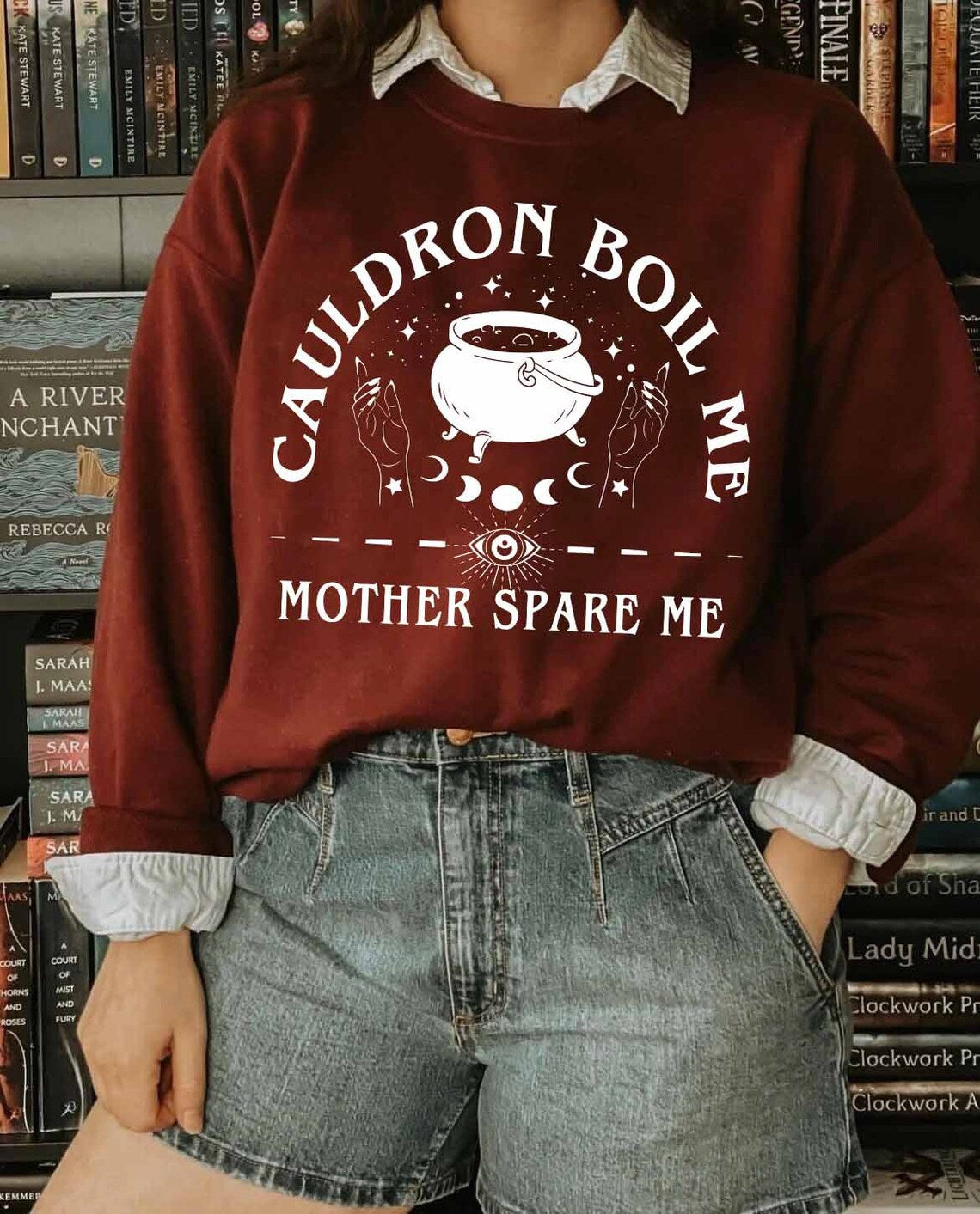 Cauldron Boil Me Sweatshirt, Acotar Merch, Bookish Merch, Velaris Shirt, Book Lover Gifts