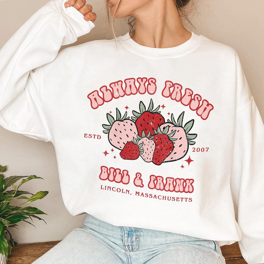 Bill and Frank Strawberry Shirt, the Last of Us Shirt, Strawberries Shirt, Love Will Abide, Bill and Frank Tee, Gamer Shirt, TLOU Gift