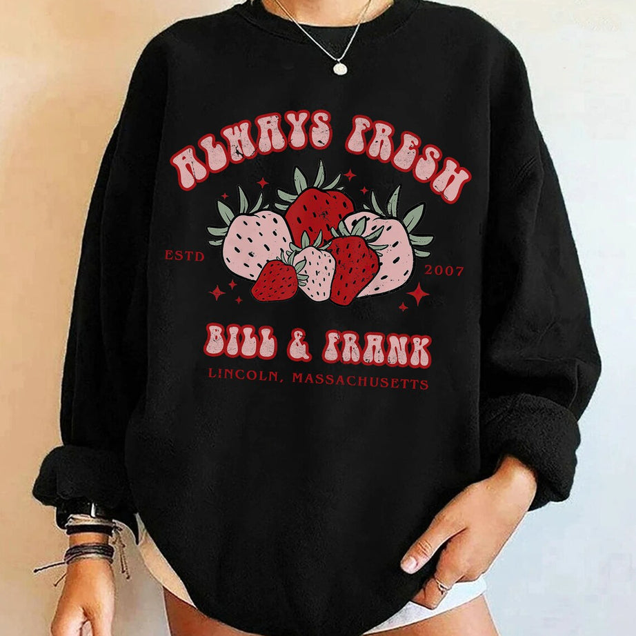 Bill and Frank Strawberry Shirt, the Last of Us Shirt, Strawberries Shirt, Love Will Abide, Bill and Frank Tee, Gamer Shirt, TLOU Gift