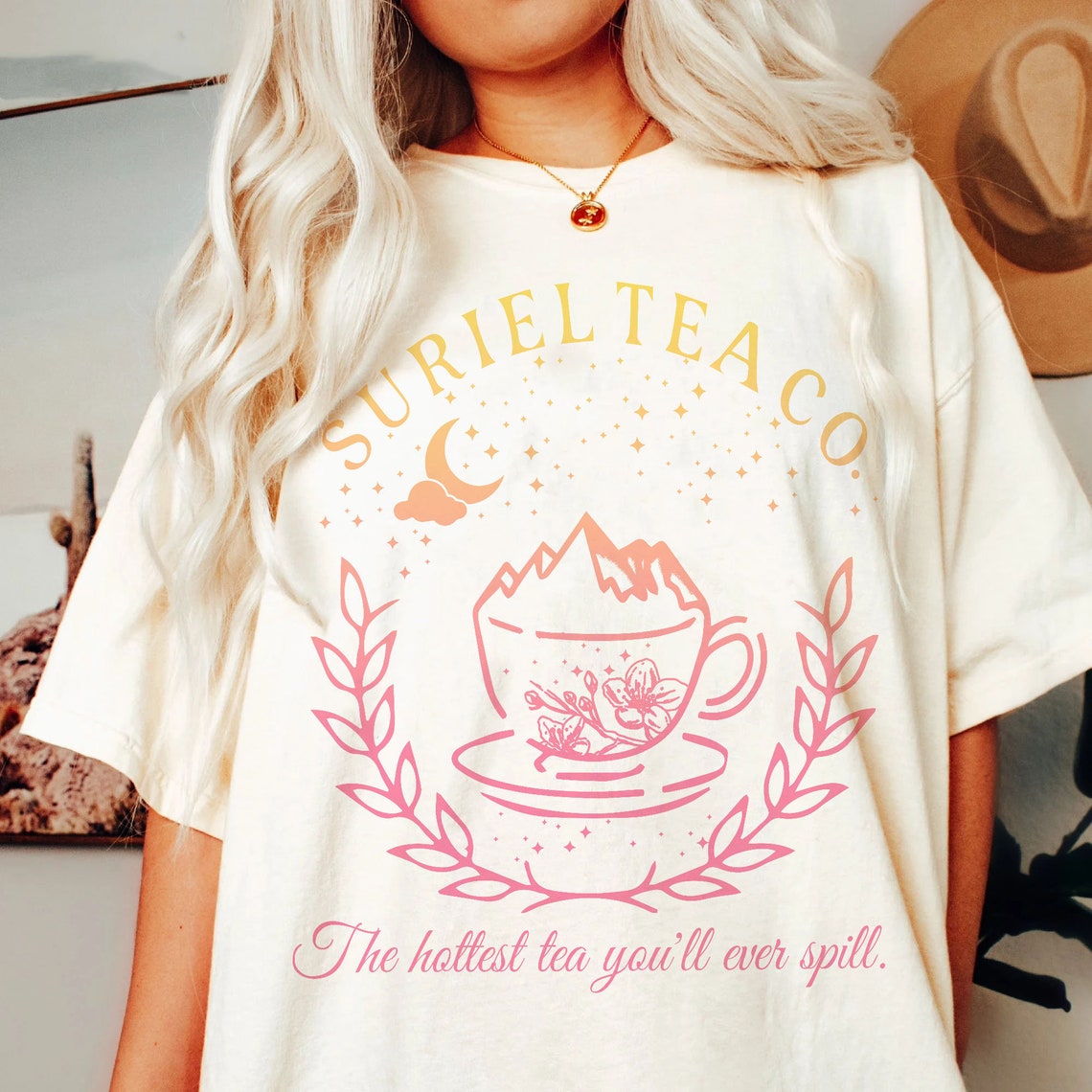 Suriel Tea Co Sweater, Acotar Velaris Shirt, Bookish Sweater, Sarah J Maas Shirt, A Court of Thorns and Roses T-shirt, Suriel Tea Sweater