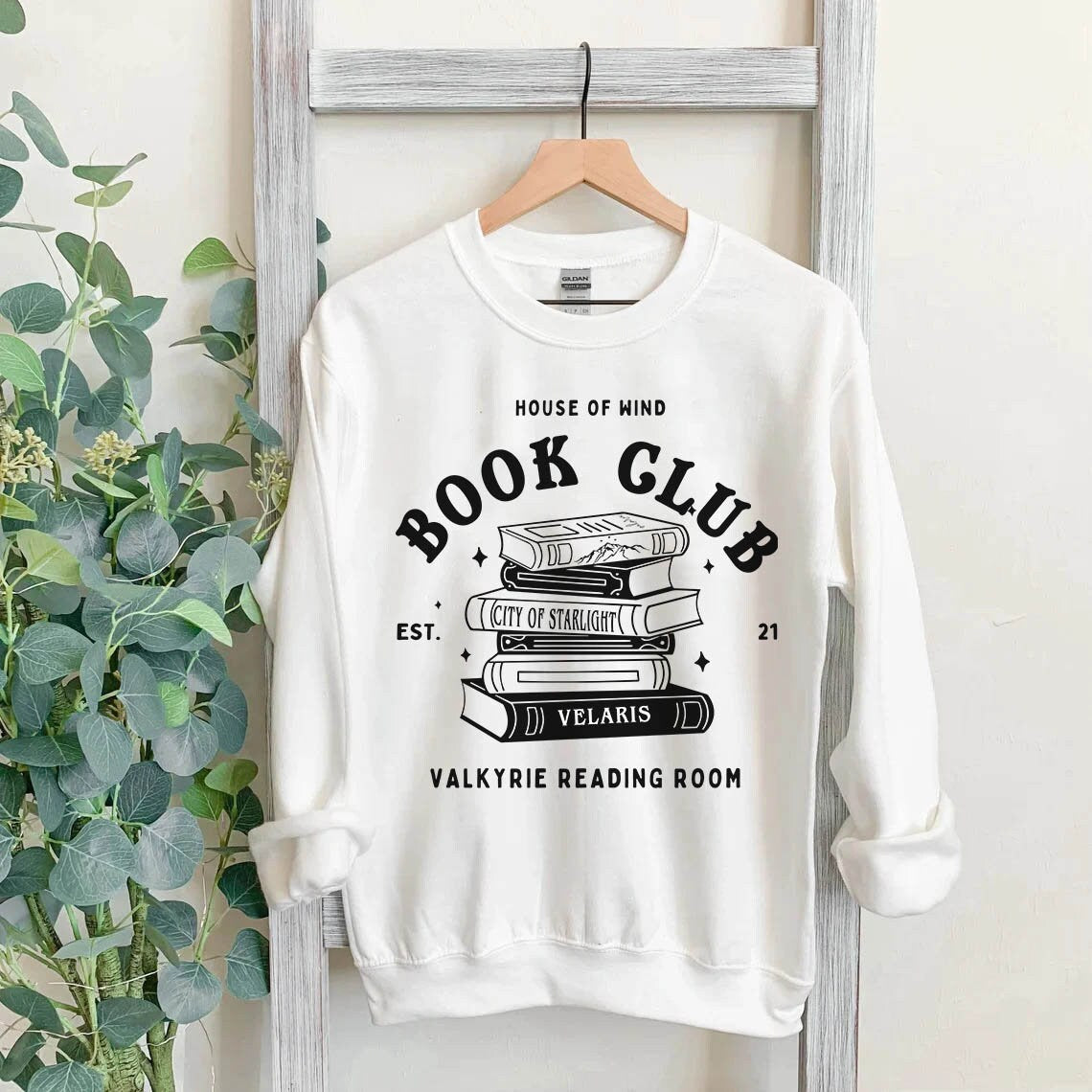 The House of Wind Bookclub Sweatshirt, ACOSF, Valkyrie Reading Room, Booktok Shirt, Acotar Velaris Shirt, Gwyn Nesta Emerie