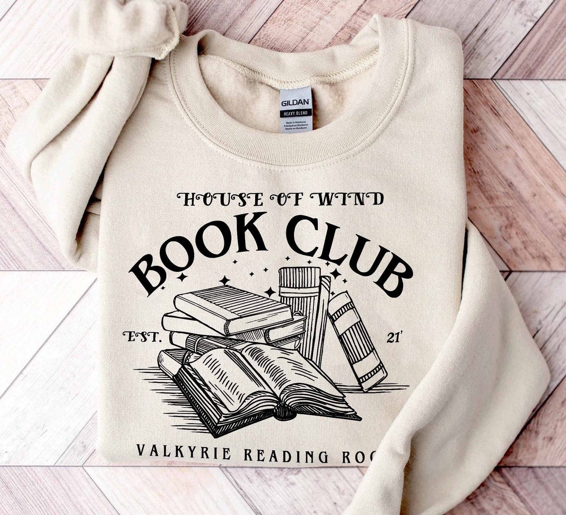 The House of Wind Bookclub Sweatshirt, ACOSF, Valkyrie Reading Room, Booktok Shirt, Velaris, Acotar Merch, Book Lover Gifts