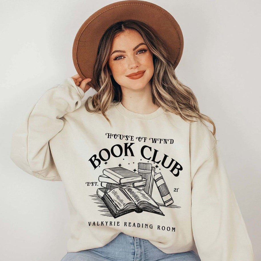 The House of Wind Bookclub Sweatshirt, ACOSF, Valkyrie Reading Room, Booktok Shirt, Velaris, Acotar Merch, Book Lover Gifts