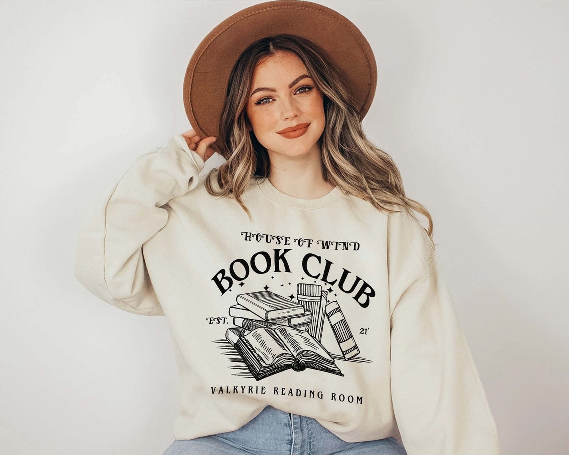 The House of Wind Bookclub Sweatshirt, ACOSF, Valkyrie Reading Room, Booktok Shirt, Velaris, Acotar Merch, Book Lover Gifts