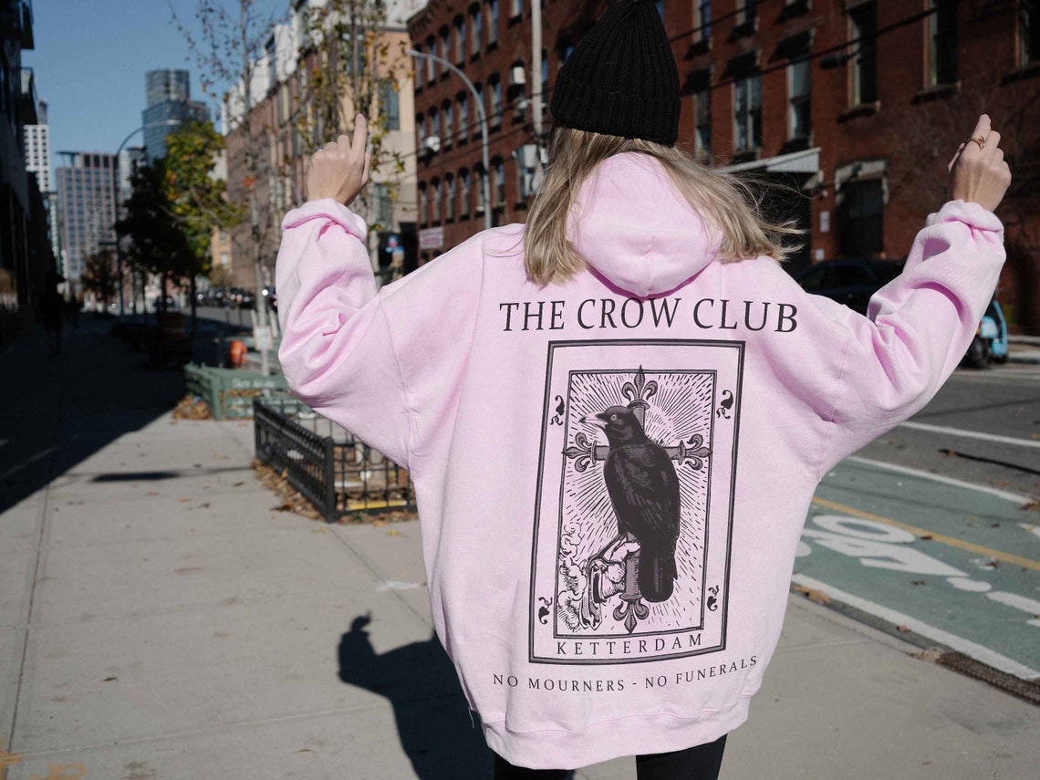 The Crow Club Sweatshirt, Six of Crows Shirt, No Mourners No Funerals Shirt, Ketterdam Crow Club Shirt, , Six of Crows, Student Gift
