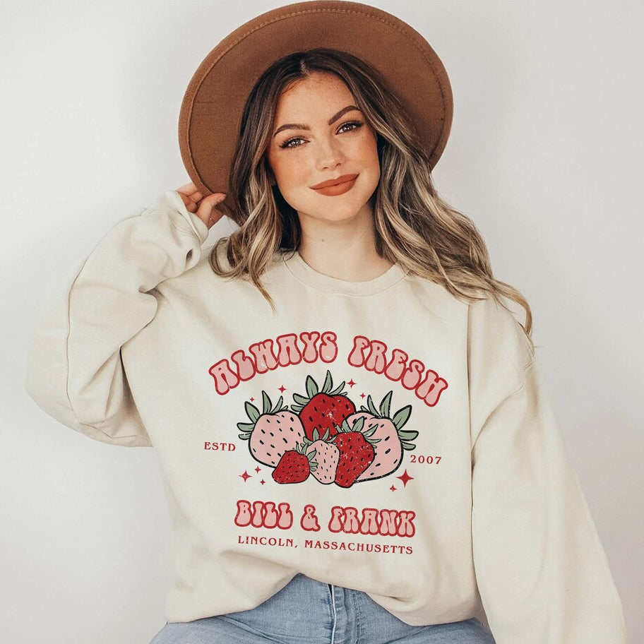 Bill and Frank Strawberry Shirt, the Last of Us Shirt, Strawberries Shirt, Love Will Abide, Bill and Frank Tee, Gamer Shirt, TLOU Gift