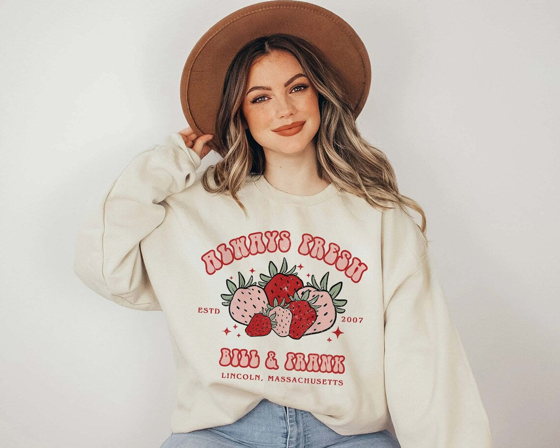 Bill and Frank Strawberry Shirt, the Last of Us Shirt, Strawberries Shirt, Love Will Abide, Bill and Frank Tee, Gamer Shirt, TLOU Gift